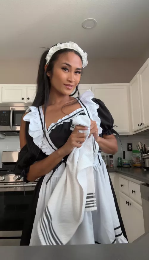 I think you need an extra cleaning today.