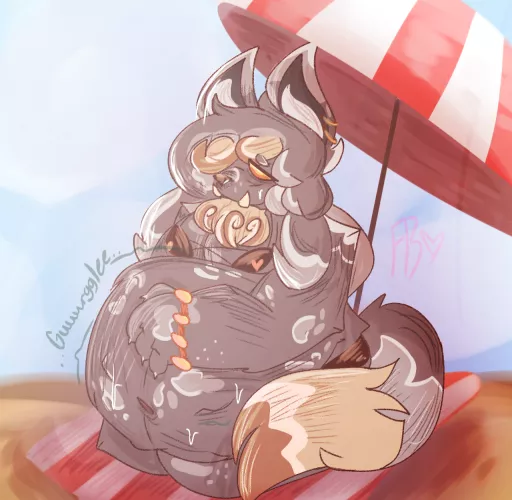 {Image} Beach Snacks (Art by me)