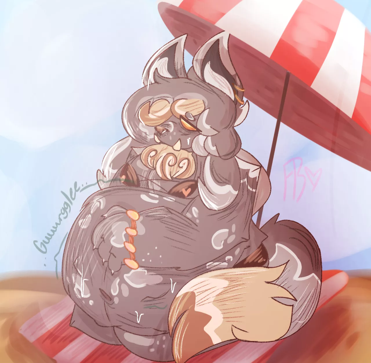 {Image} Beach Snacks (Art by me)