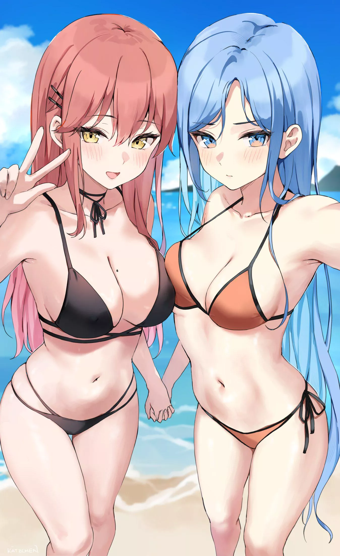 Liliya & Minah at the Beach 