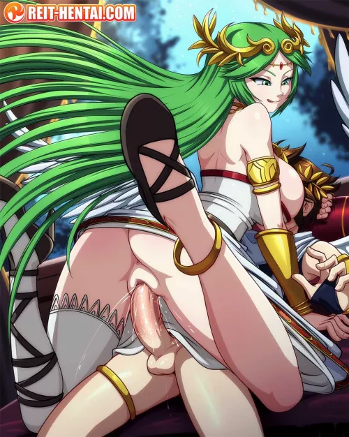 Palutena pounces on him