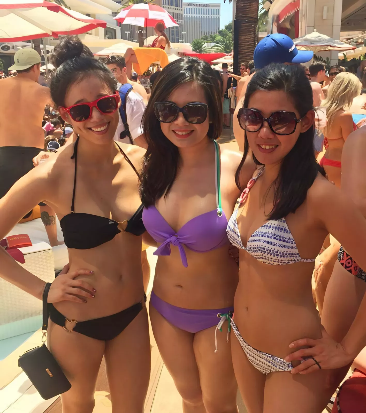 Vegas pool party Asians - Rank and why
