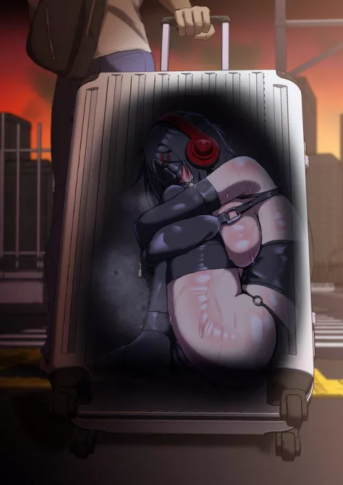 You're being shipped off to your new owner. Hope you're comfortable in there. 