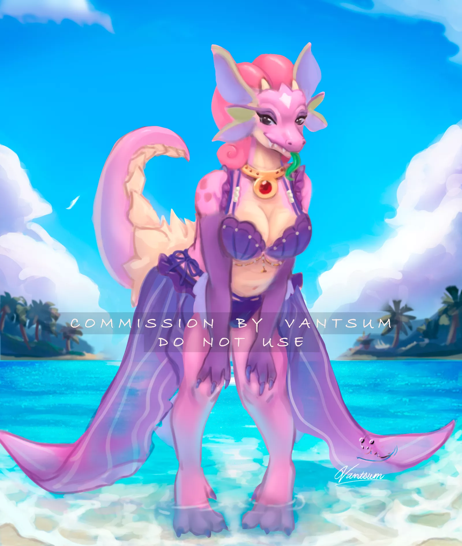 Beach time! (commission made by me)