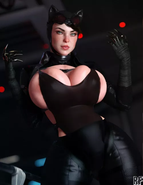 Catwoman Huge Tits (Rude Frog 3D) [DC] 