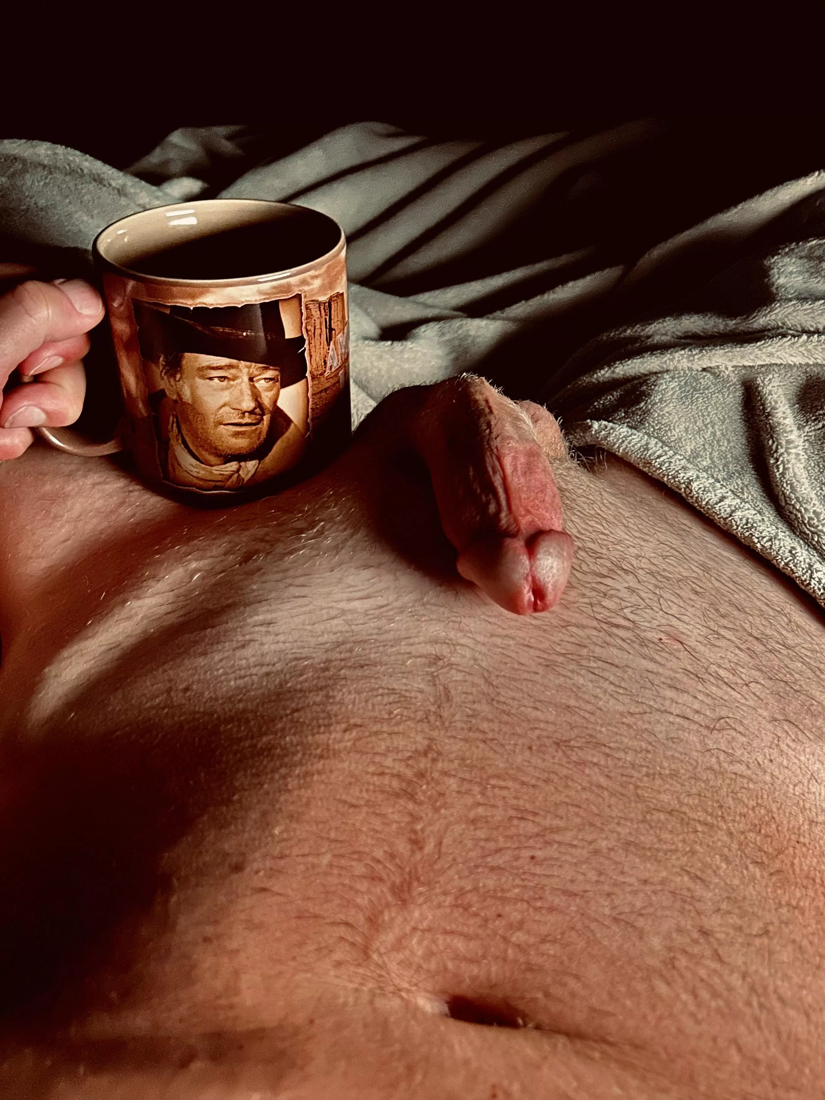 Cock and coffee. Ready for the weekend