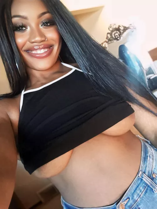 If we were alone together, how long do you think this top would stay on?