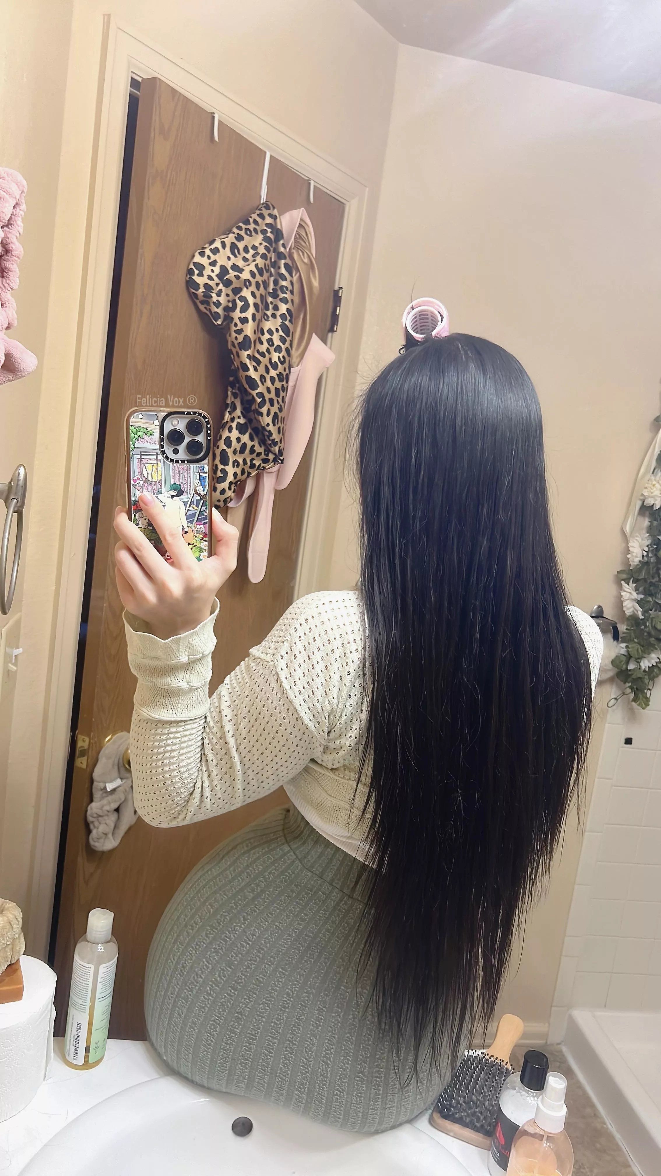 my hair has gotten so long!