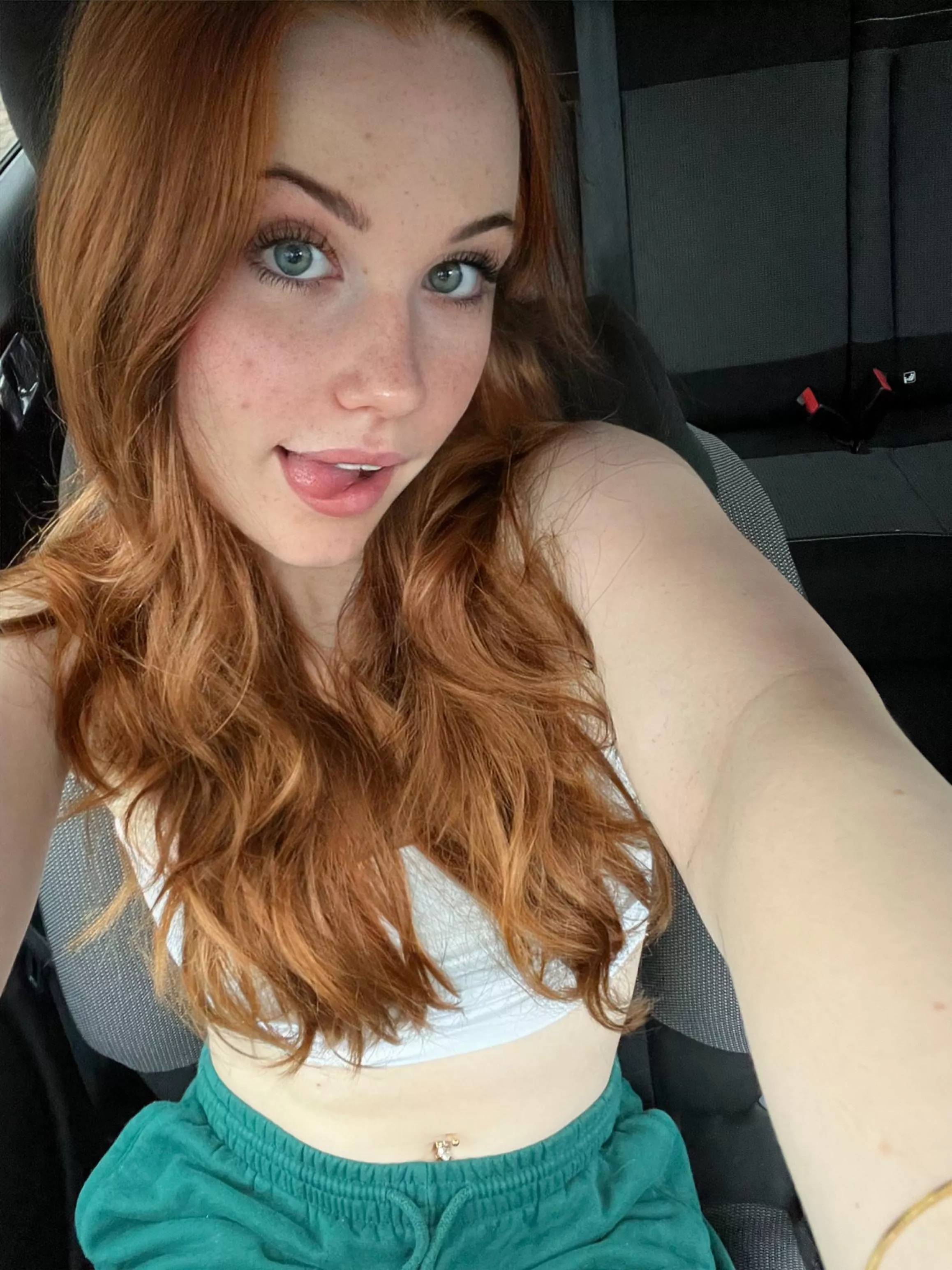 on my way to the gym :) with my new top