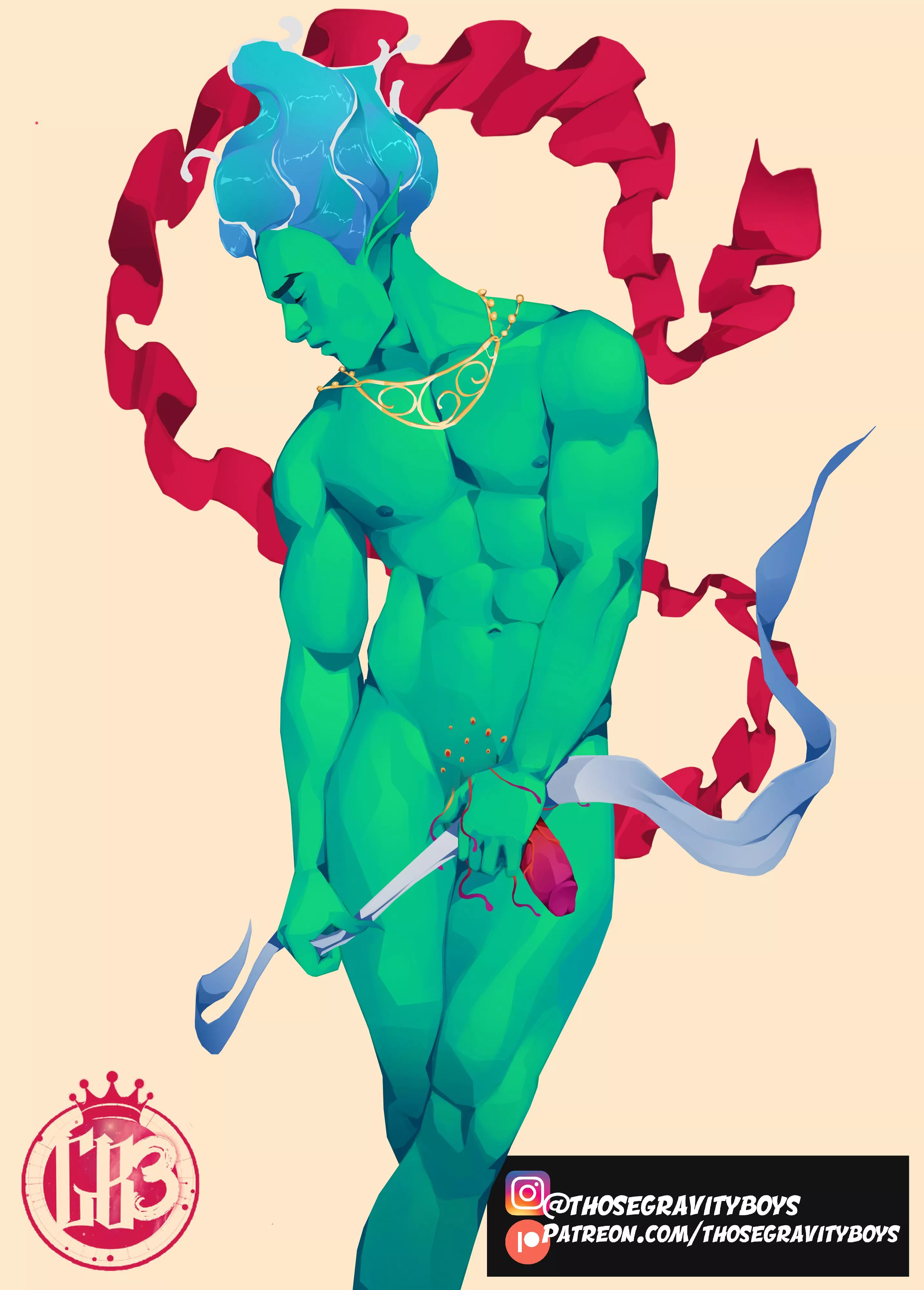 Ozma, the Sea Prince baring all 