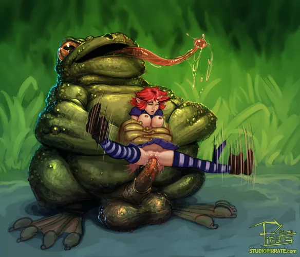 Peach and Monster Toad (Studio-Pirrate)