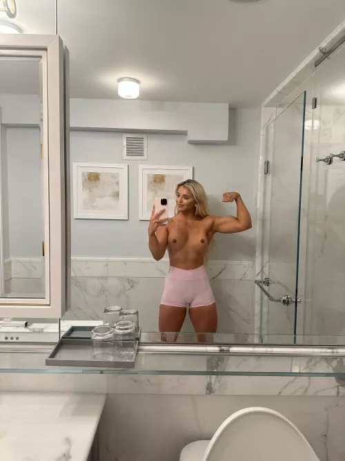 Post gym selfie to track my progress