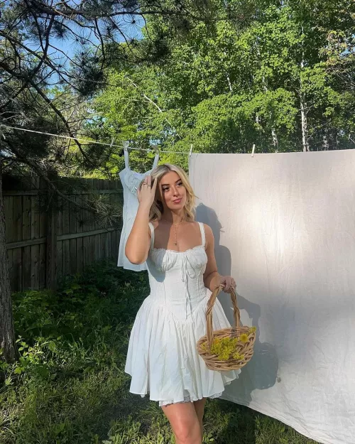 Simple Ivory sundress