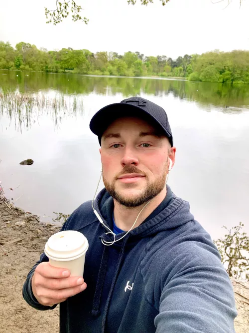 Typical Irish summer, sweatshirt and coffee trying to stay warm!!! 