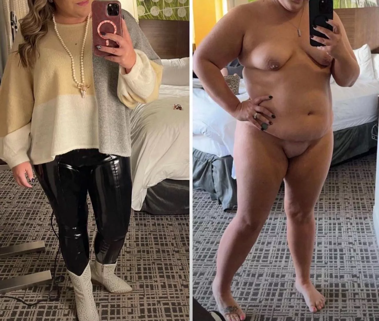 Would you still cheat with me after I took my clothes off?