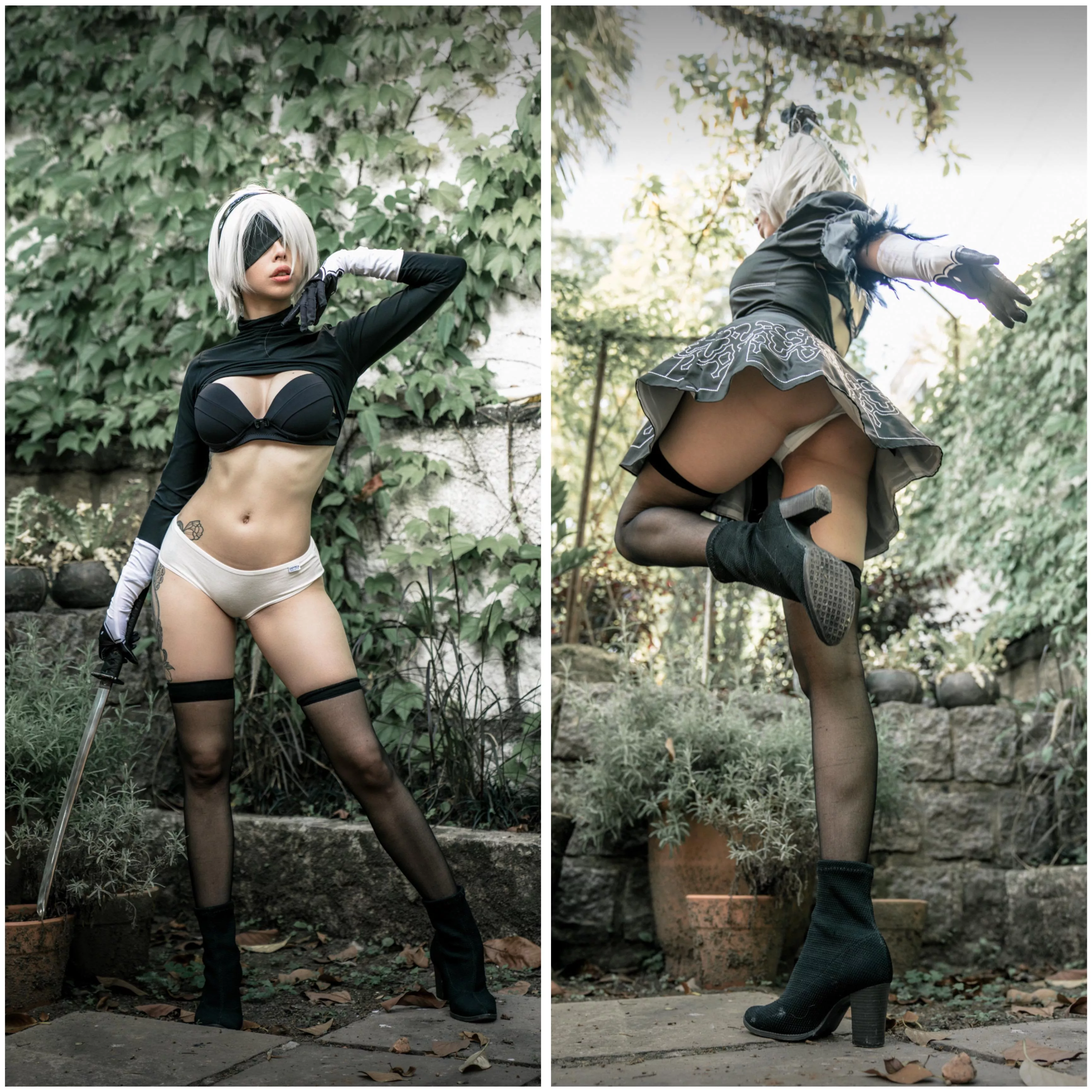 2B cosplay by AmandaWelp