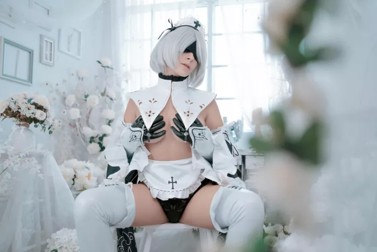 2B Holy Maid (based on Dishwasher art) by Yuna Kairi