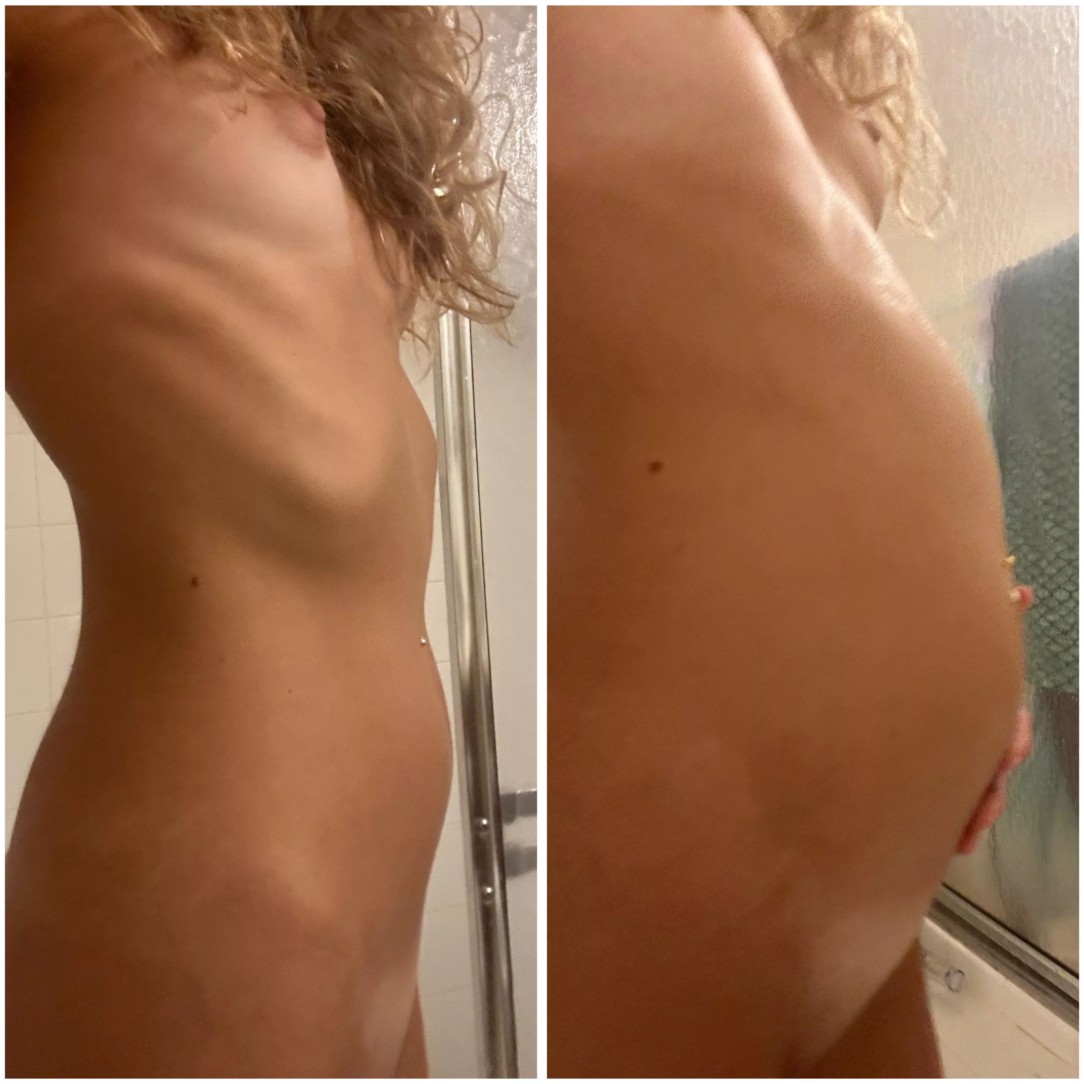 Belly became a water balloon 😌