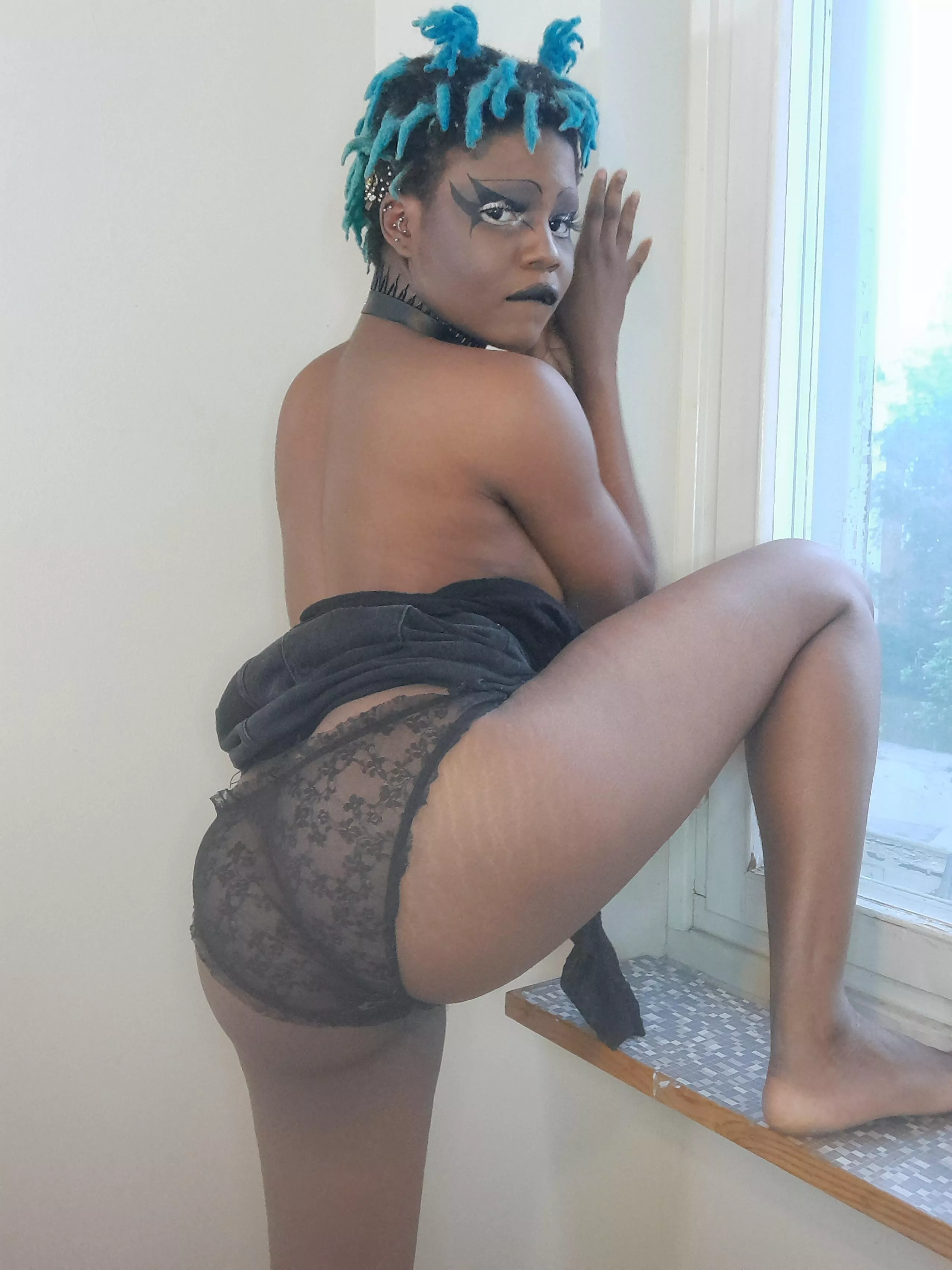 Black goth slut