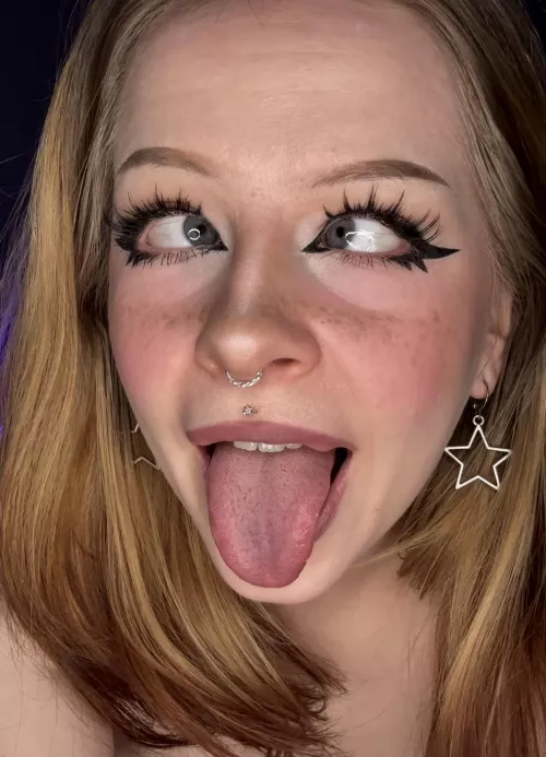 Daddy always asks me to make this face right before he cums