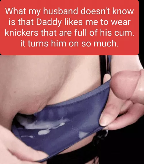 Daddy and I share a secret 