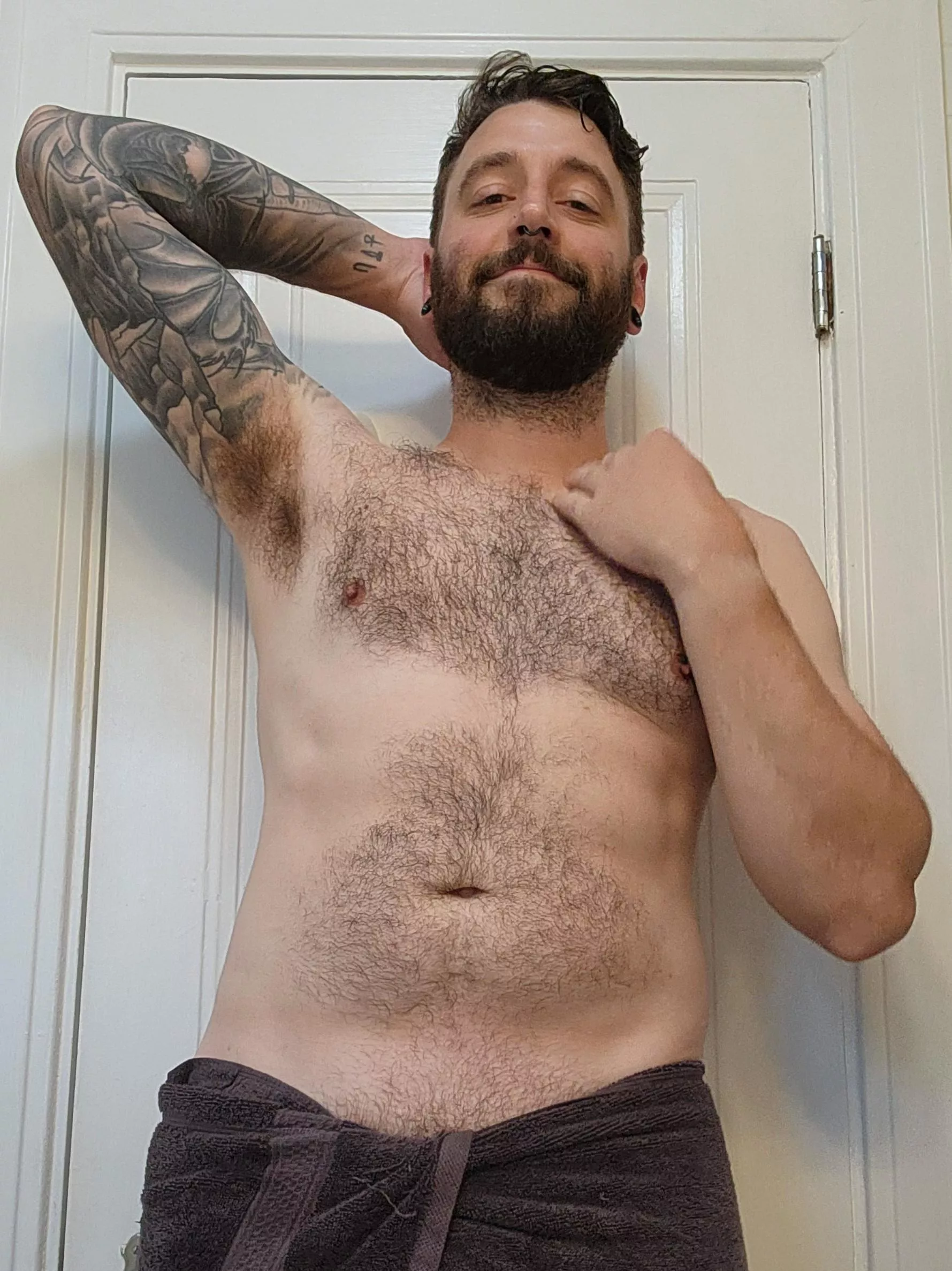 Fresh out of the shower 😊