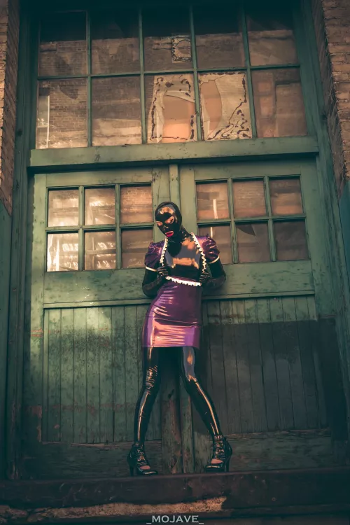 I love being a rubberdoll in the wild 