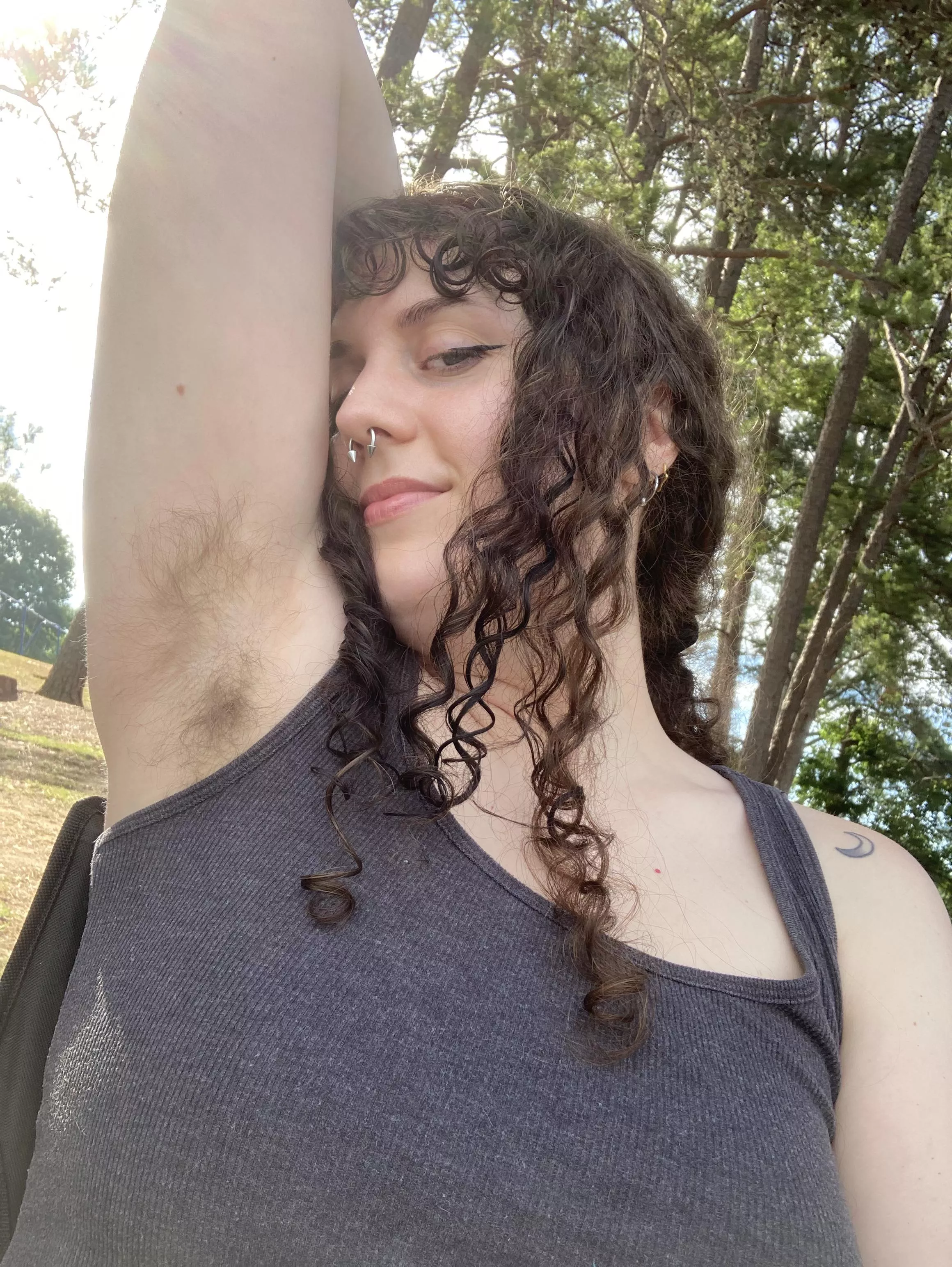 I wish my hair was this curly all over