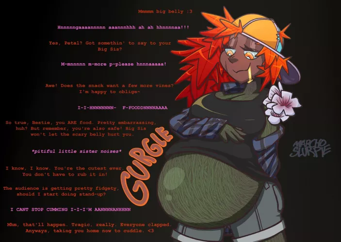 {image} My Affini Bestie Wants to Eat (and Own) Me 16 (OC by Anarcho Slurpie) [F/F, Size-Difference, Unwilling, Non-con, Safe, Non-Fatal]