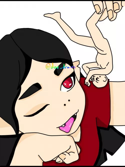 {Image} My first piece of vore art, commissions open (doe_draws)