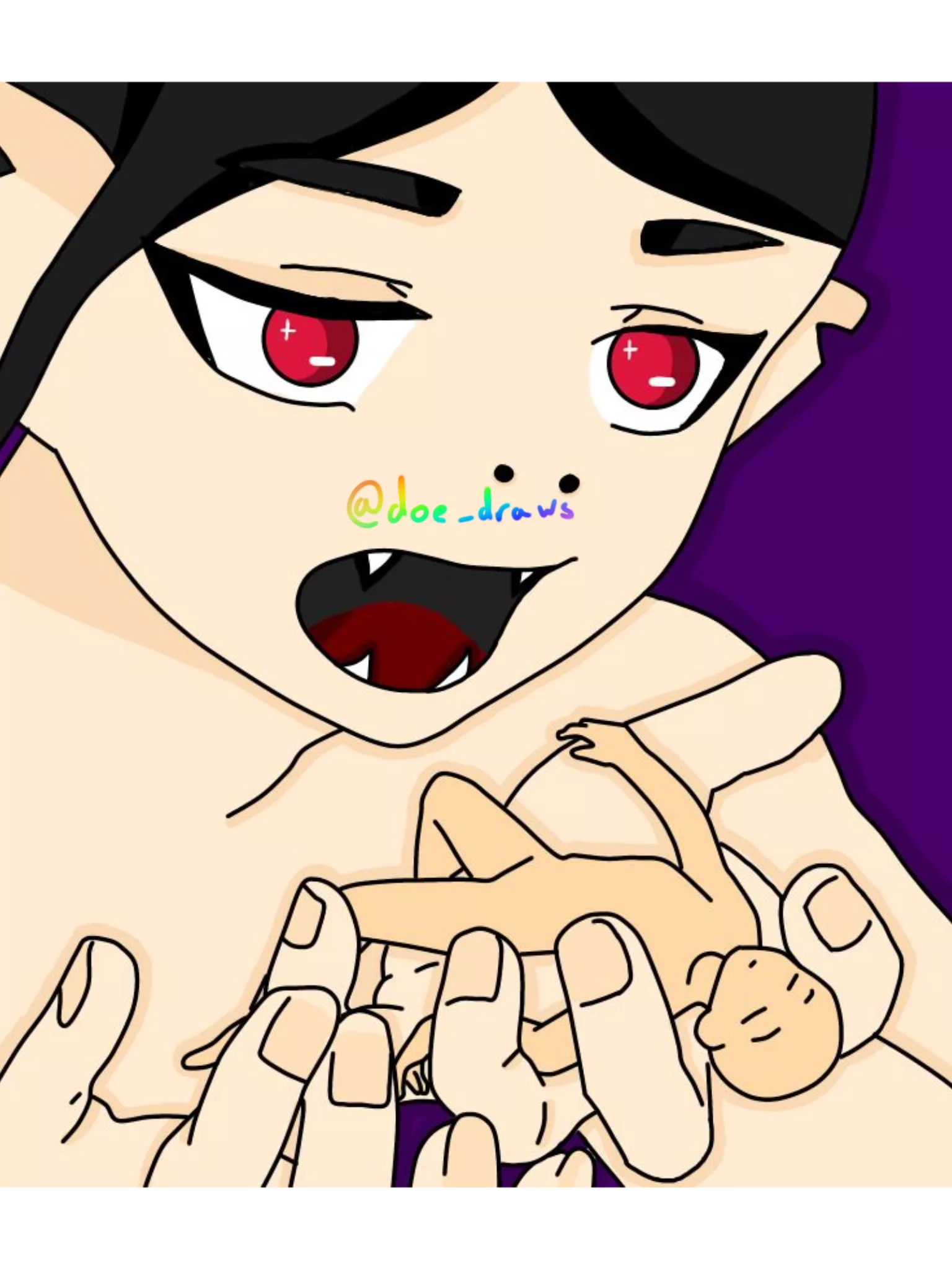 {Image} So small. Comms are open and 20% off (doe_draws)