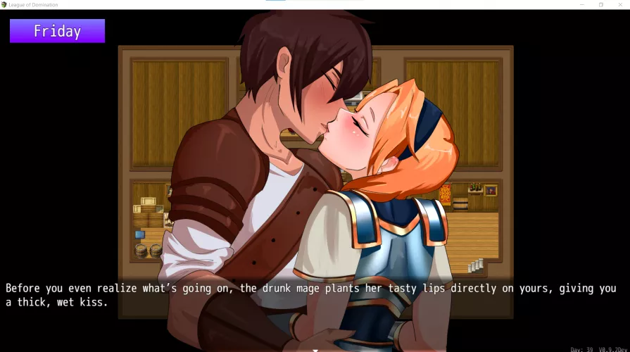 Lux's Passionate Kiss (ElatedOwl)