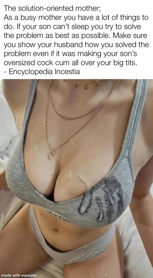 Mom solves the problems 