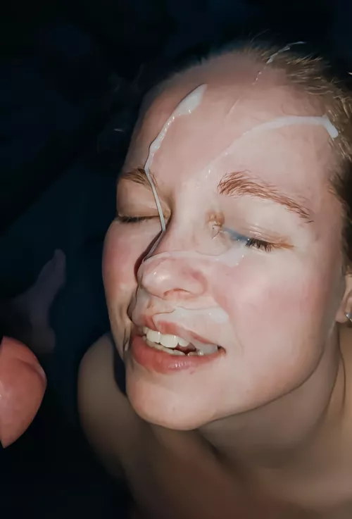 My glazed cum loving face. 