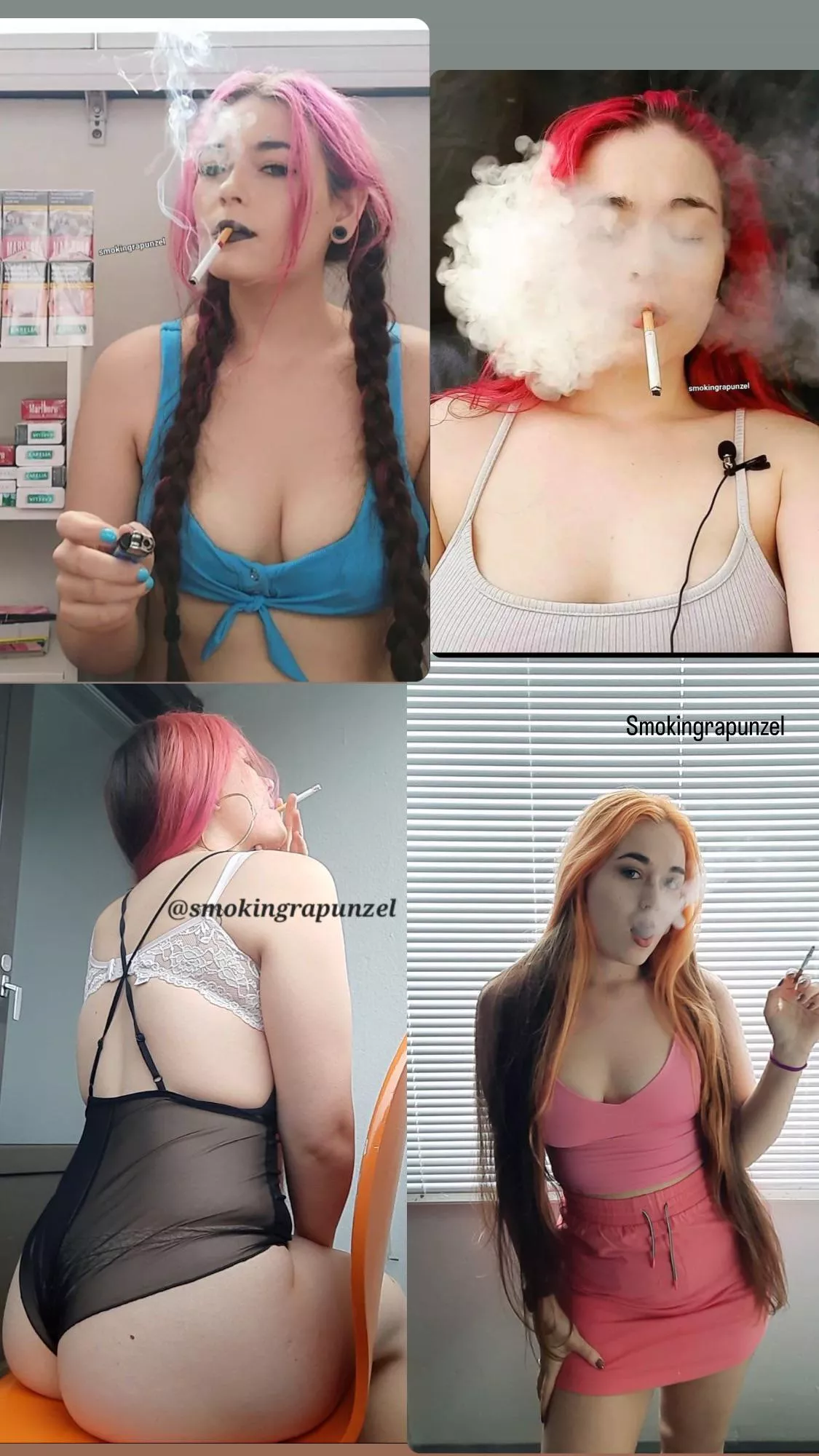 Red, pink or orange hair?😘