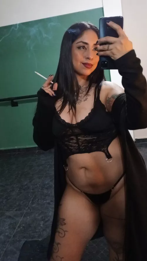 slowly undress me while I smoke 