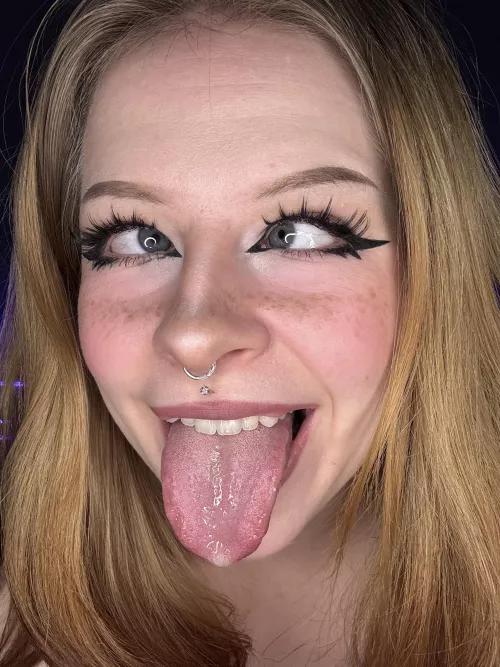 Waiting for your rock hard cock to slide down my tight wet throat