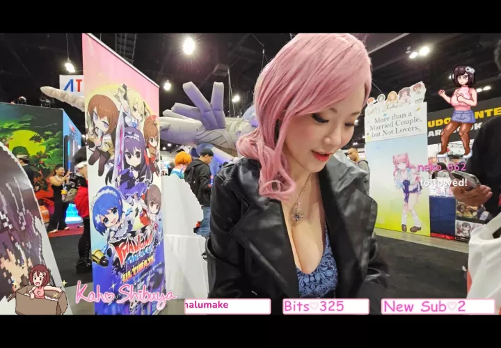 we got pink hair kaho today