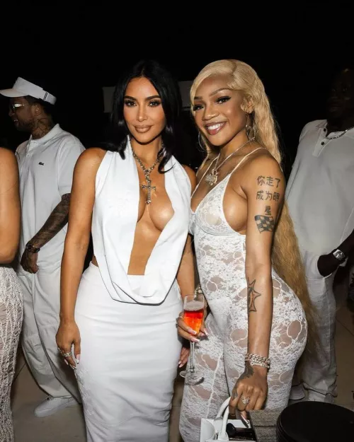 With Rapper Glorilla