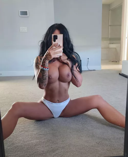 A little weekend selfie asking the guys of reddit if I should go bigger , pierce a nipple or both