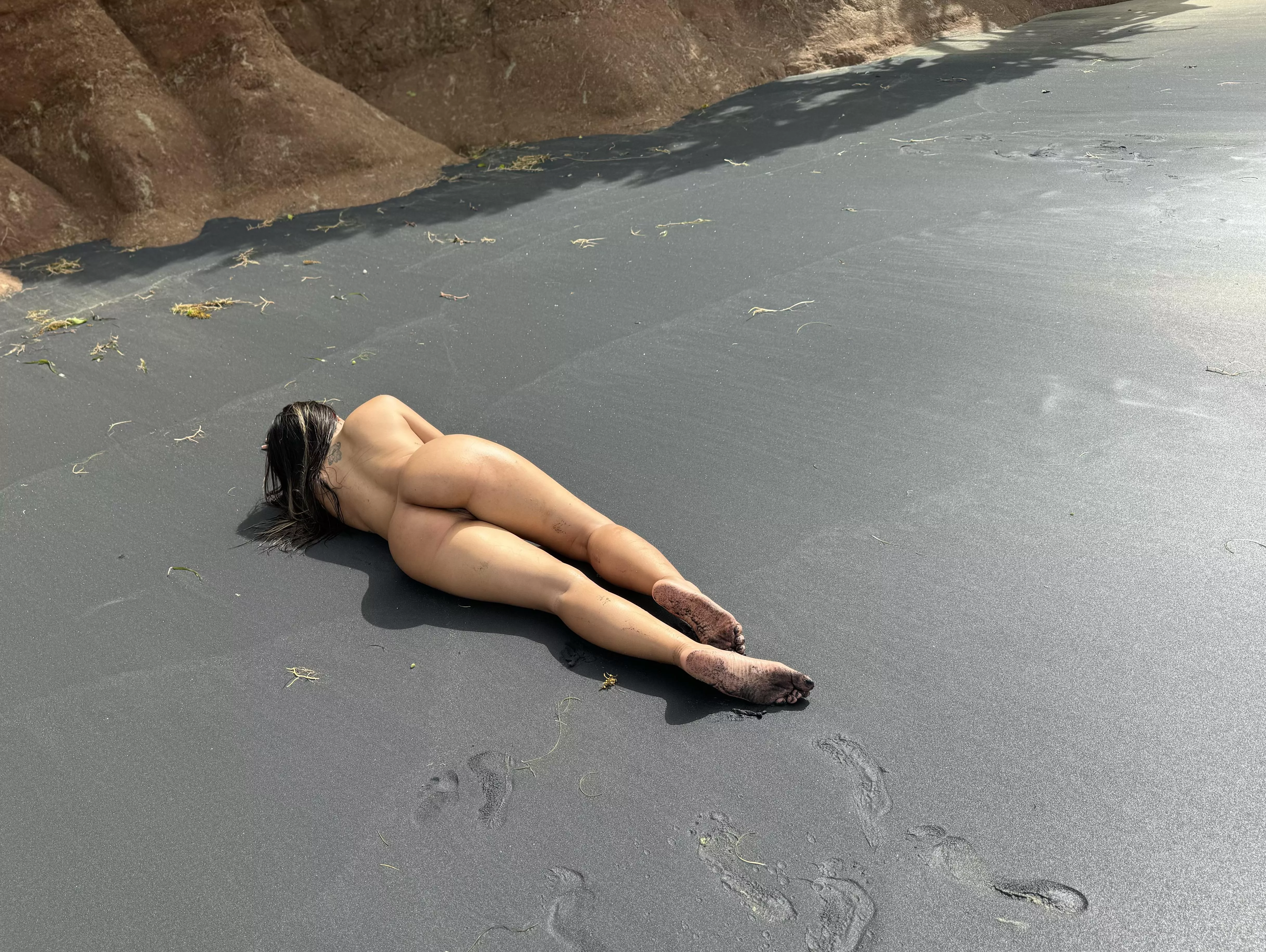 A surreal seascape .