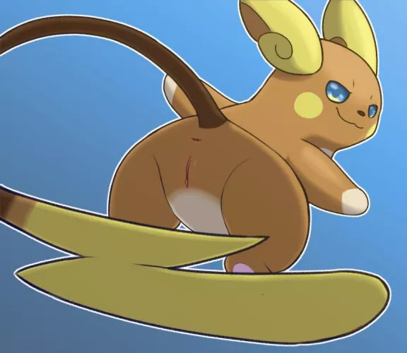 Alolan Raichu back view! (ahatas) [F] 