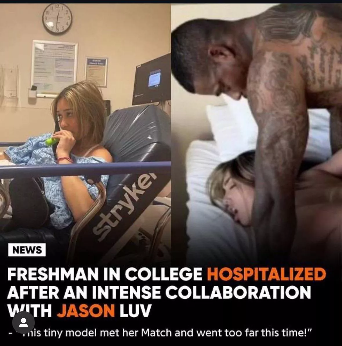 Anybody know who she is or what video this headline is from?