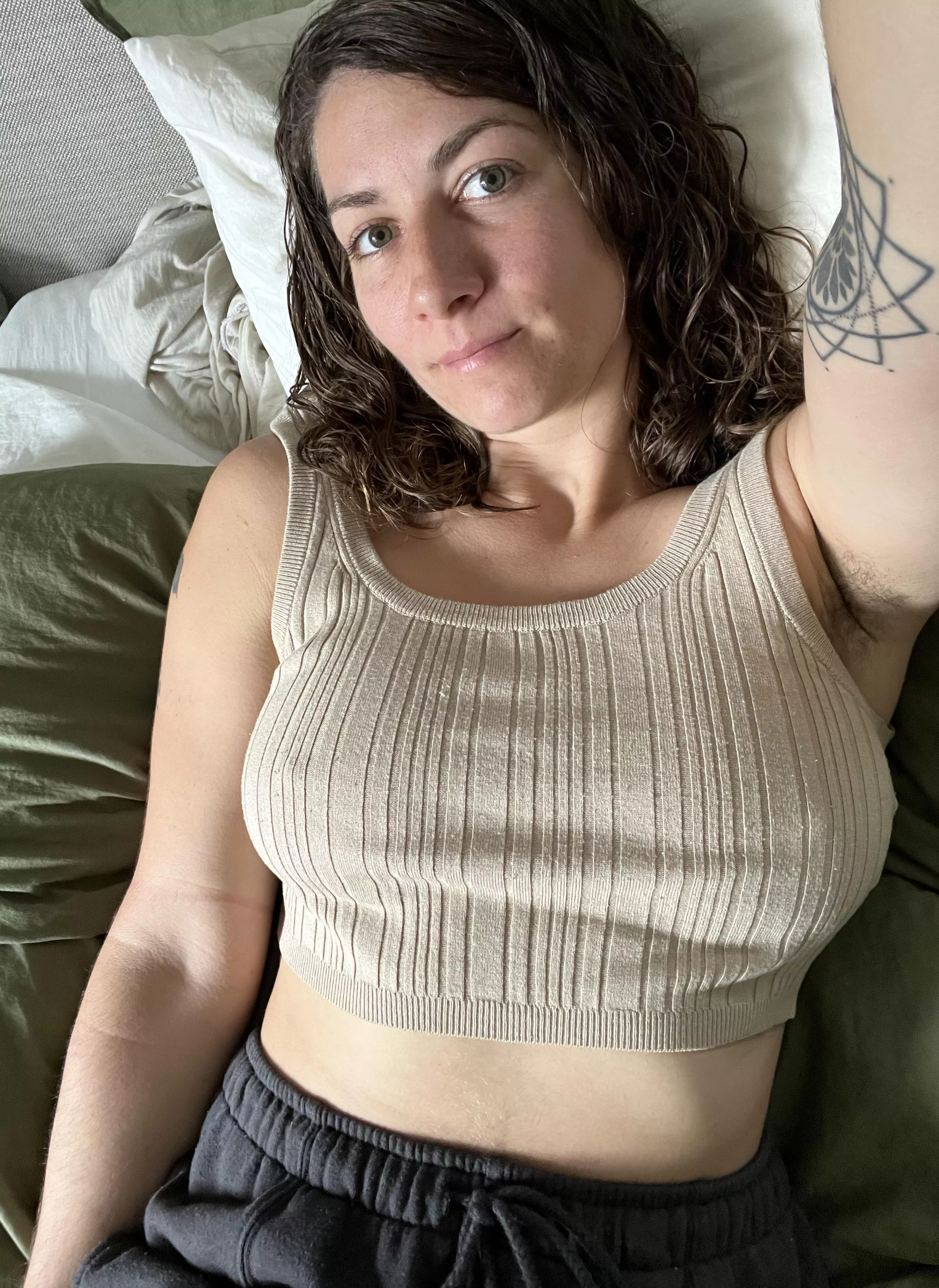 Having a low key weekend at home 