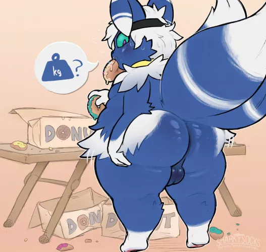 He's getting some height (sharkysocks) 