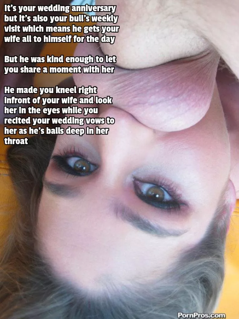 How kind of him to allow a brief moment between you and your wife on your wedding anniversary