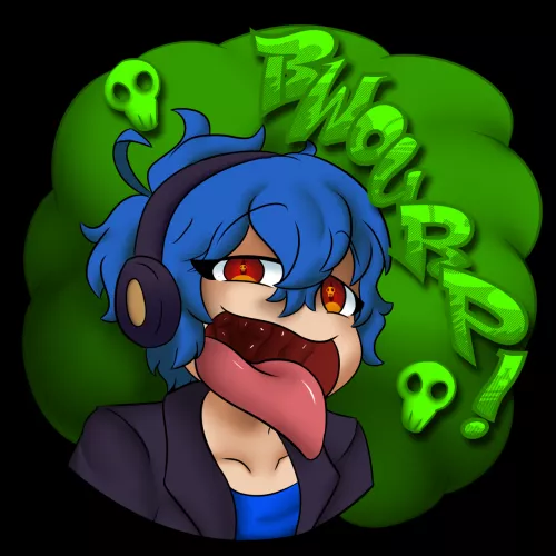 {image} It's very weird to have gone so long without a belch emote considering everytime I eat someone I let loose a earth shattering one~ well now it is finally here! art by alli the meal and I absolutely love it~