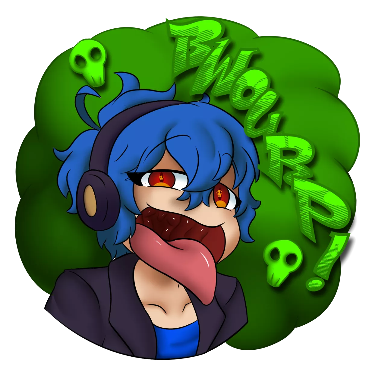 {image} It's very weird to have gone so long without a belch emote considering everytime I eat someone I let loose a earth shattering one~ well now it is finally here! art by alli the meal and I absolutely love it~