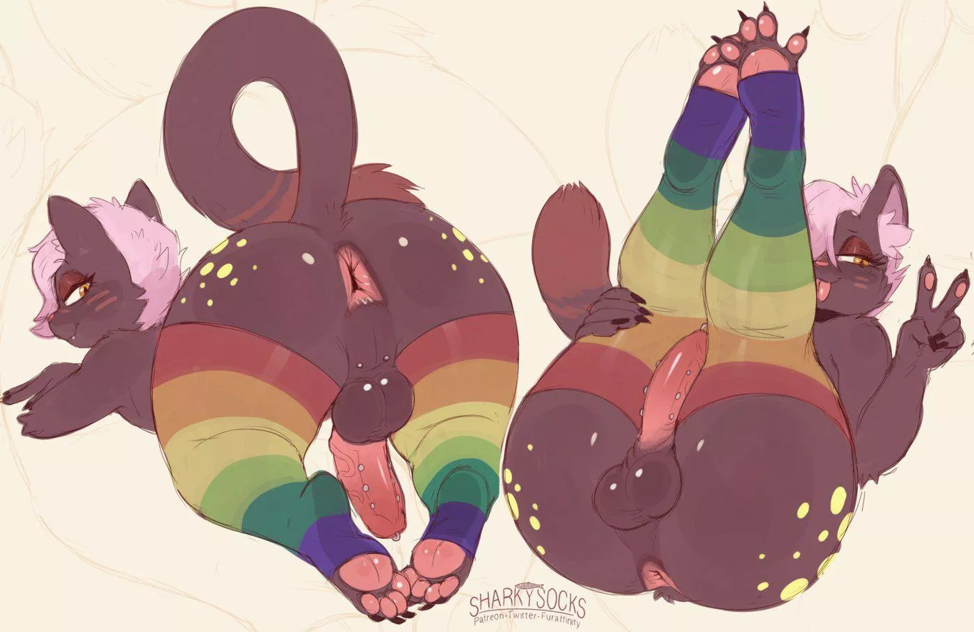 Liked my new socks? (Sharkysocks) 