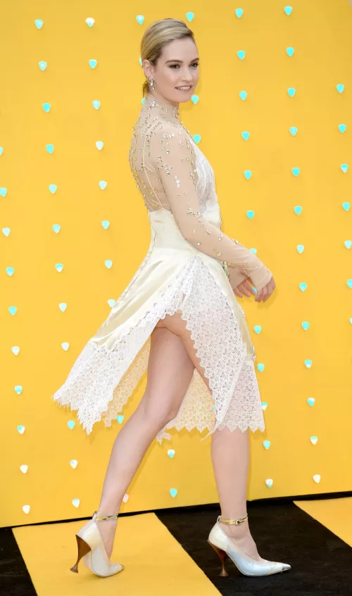 Lily James (Yesterday Premiere)